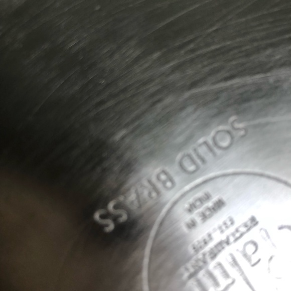 Vintage Solid Brass Wine Ice Bucket - Picture 8 of 15